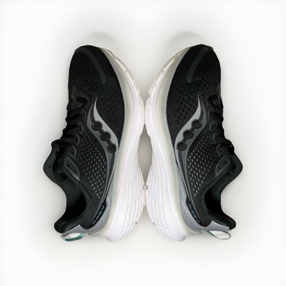 Saucony Guide 17 Women’s Running Shoes Size 9 W Black Gray PWRRUN – Excellent - Picture 2 of 16